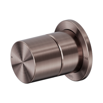 Nero Pure SS316L Progressive Shower Mixer, Brushed Bronze