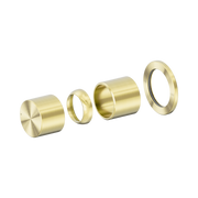 Nero Pure SS316L Progressive Wall/Shower Mixer Trim Kits Only, Brushed Gold
