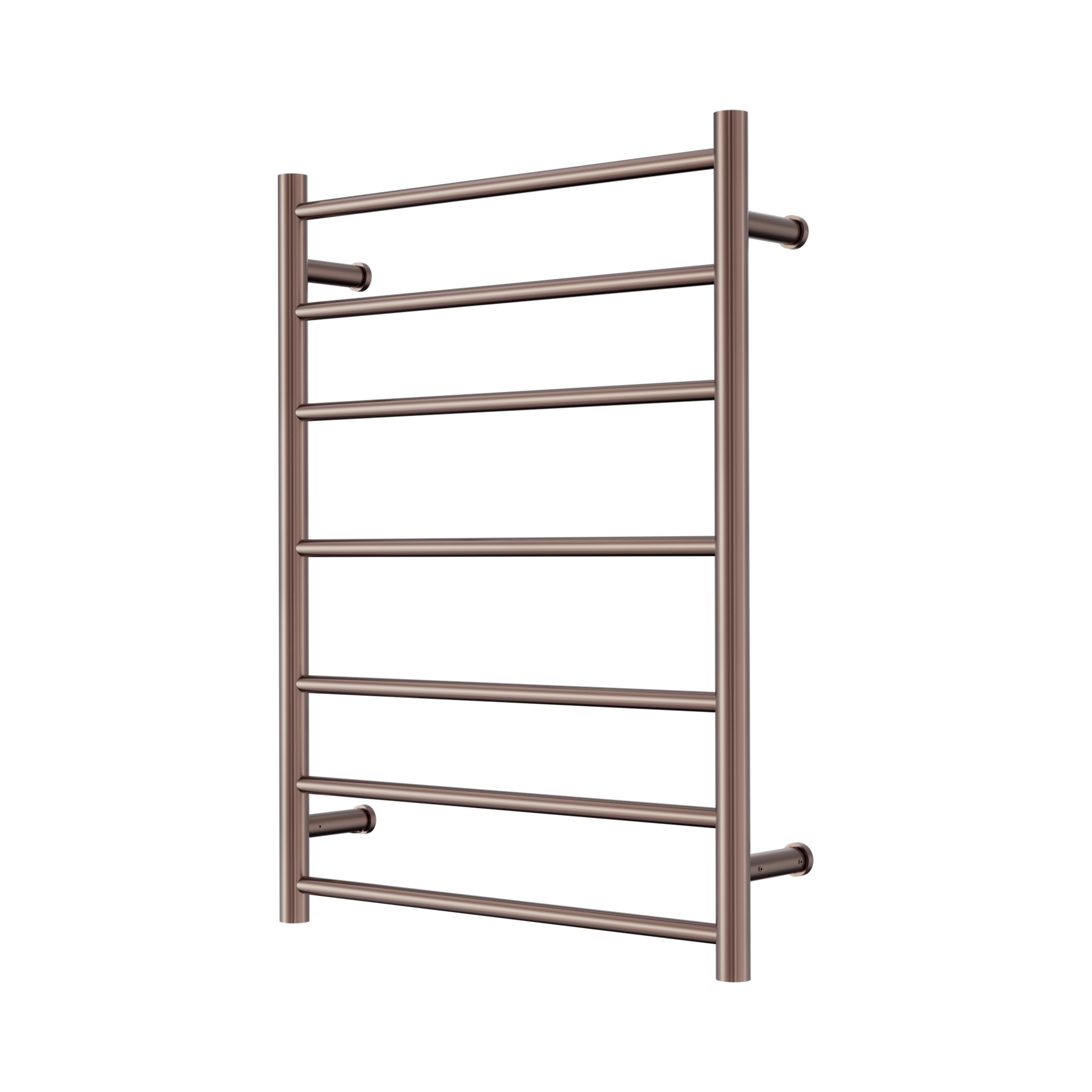 Nero Mecca 240V 7 Bar Heated Towel Ladder, Brushed Bronze
