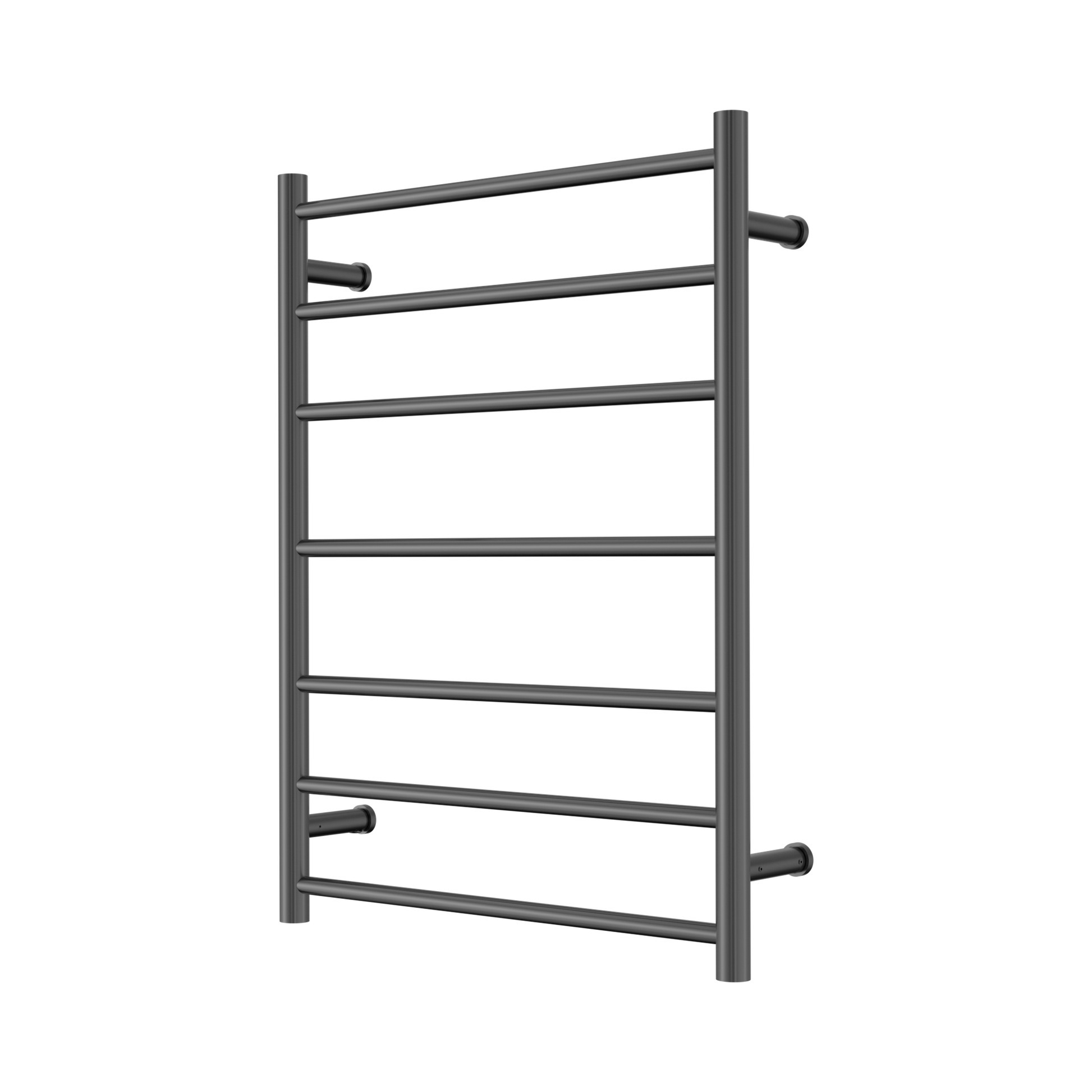 Nero Mecca 240V 7 Bar Heated Towel Ladder, Gun Metal
