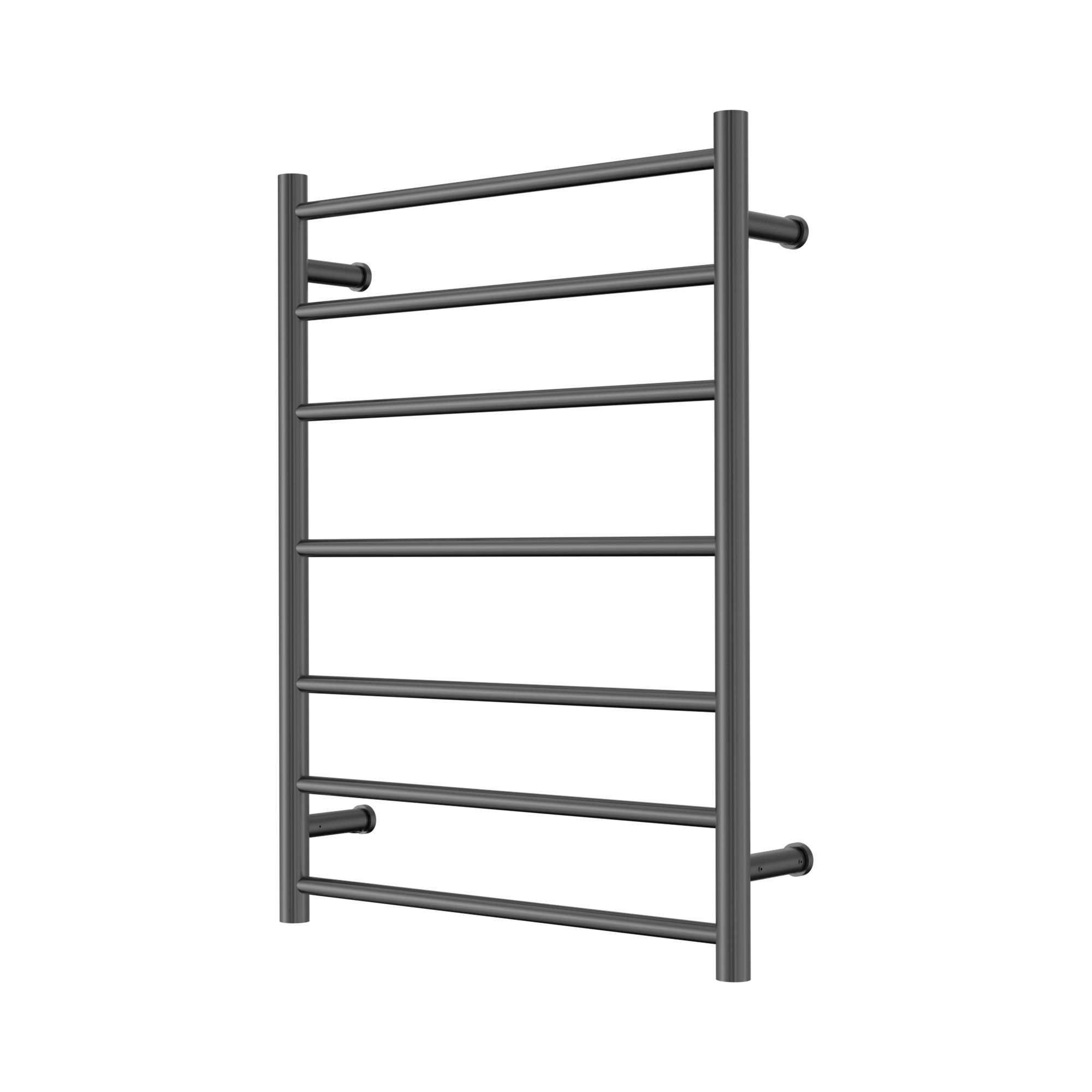 Nero Mecca 240V 7 Bar Heated Towel Ladder, Gun Metal