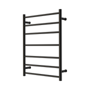 Nero Mecca 240V 7 Bar Heated Towel Ladder, Matte Black