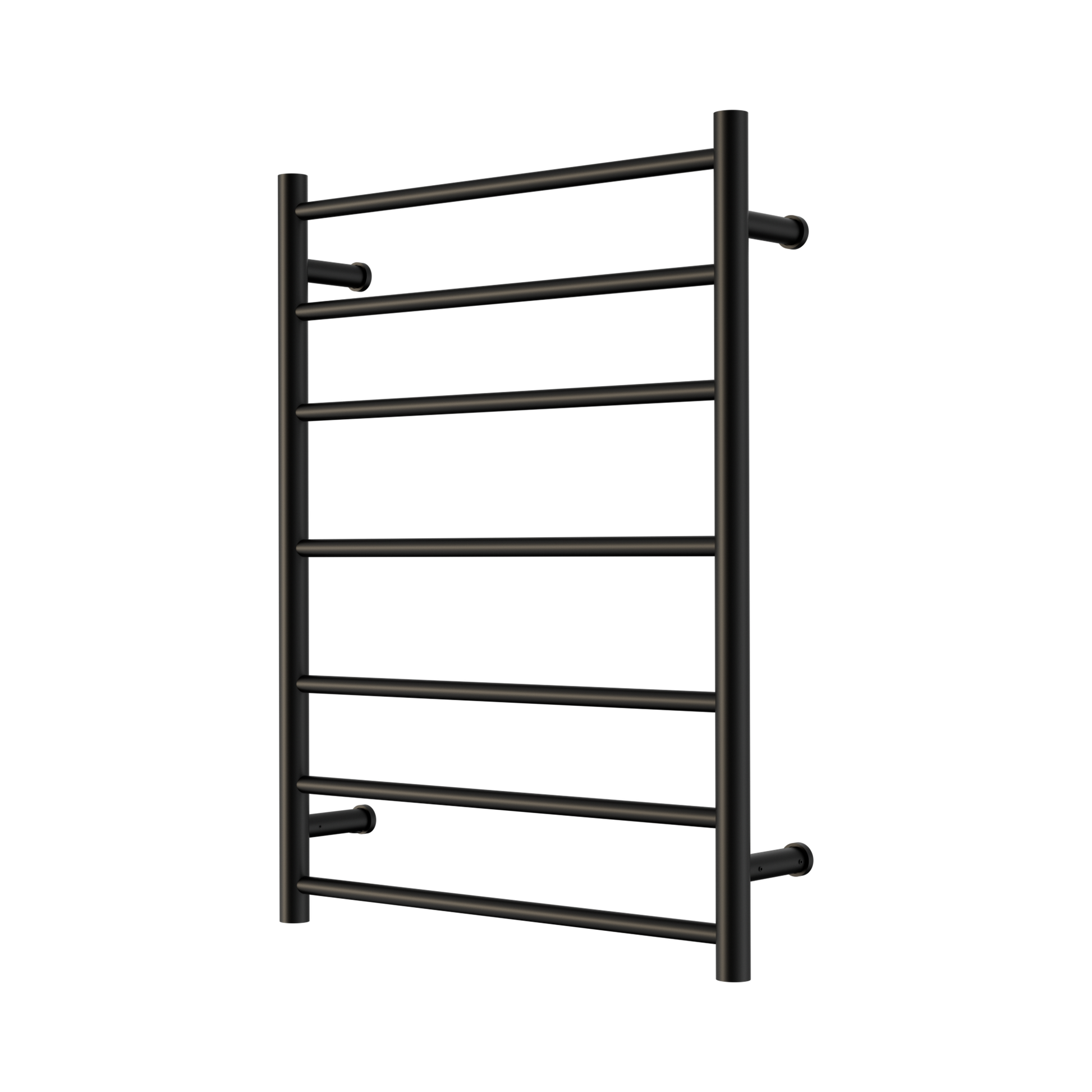 Nero Mecca 240V 7 Bar Heated Towel Ladder, Matte Black