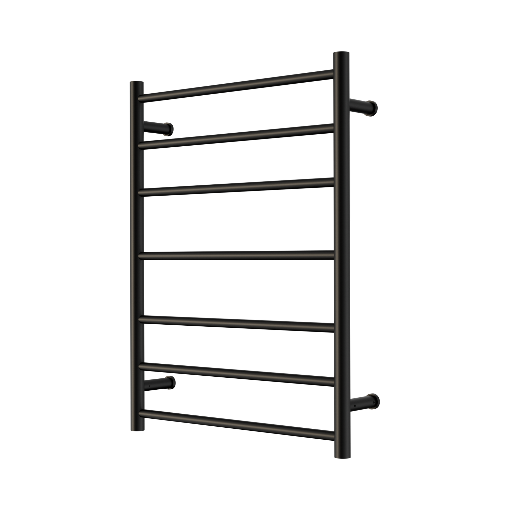 Nero Mecca 240V 7 Bar Heated Towel Ladder, Matte Black