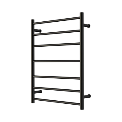 Nero Mecca 240V 7 Bar Heated Towel Ladder, Matte Black