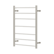 Nero Mecca 12V 7 Bar Heated Towel Ladder, Brushed Nickel