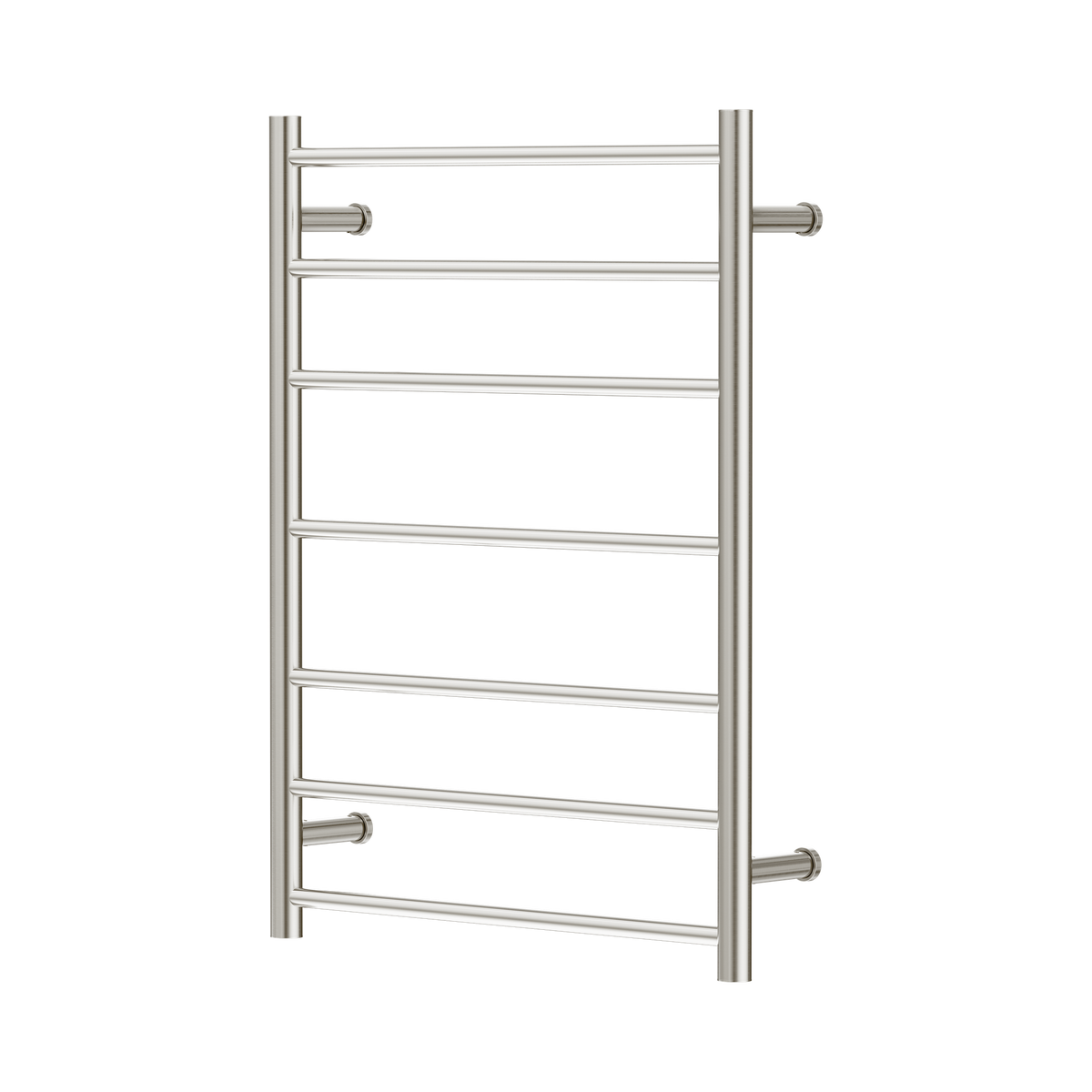 Nero Mecca 12V 7 Bar Heated Towel Ladder, Brushed Nickel