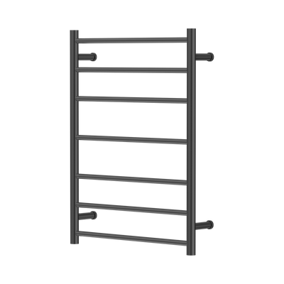 Nero Mecca 12V 7 Bar Heated Towel Ladder, Gun Metal
