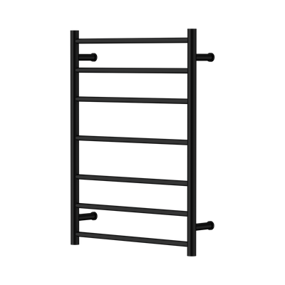 Nero Mecca 12V 7 Bar Heated Towel Ladder, Matte Black