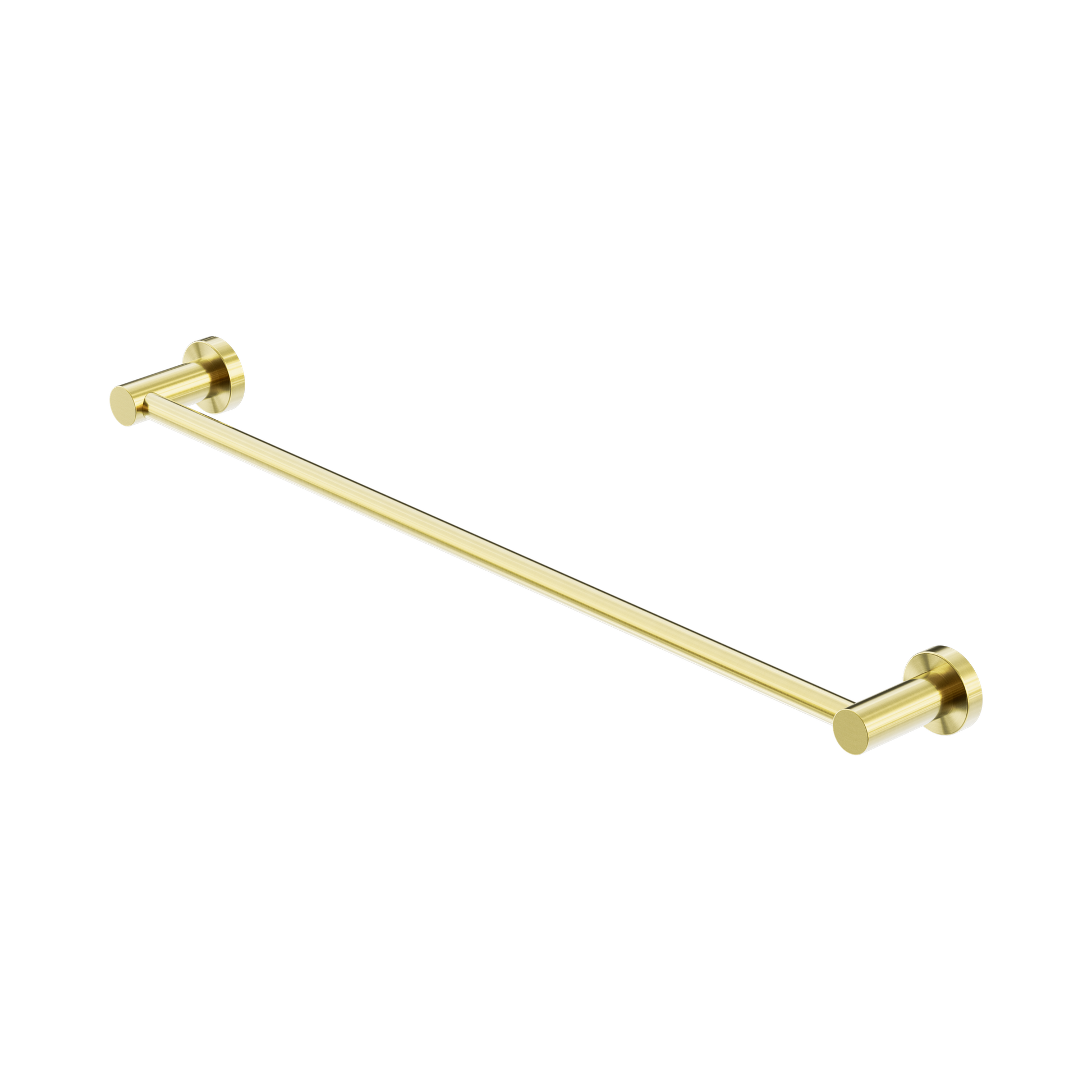 Nero Mecca Single Towel Rail 600mm, Brushed Gold