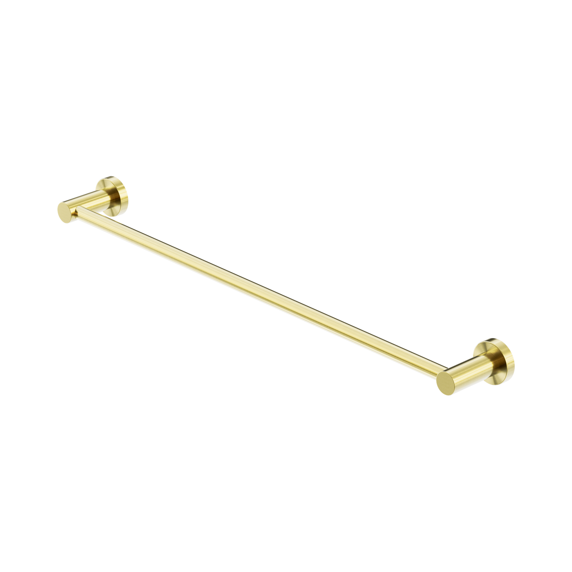 Nero Mecca Single Towel Rail 600mm, Brushed Gold