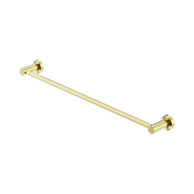 Nero Mecca Single Towel Rail 600mm, Brushed Gold
