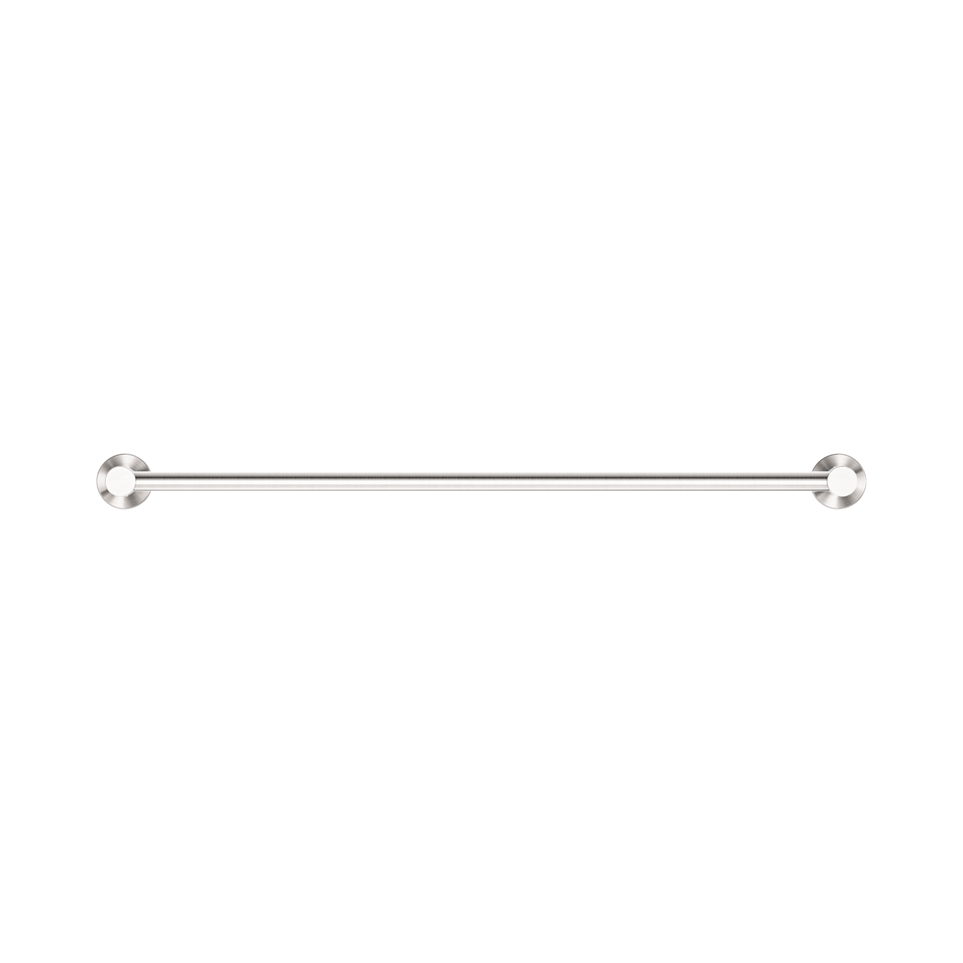 Nero Mecca Single Towel Rail 600mm, Brushed Nickel