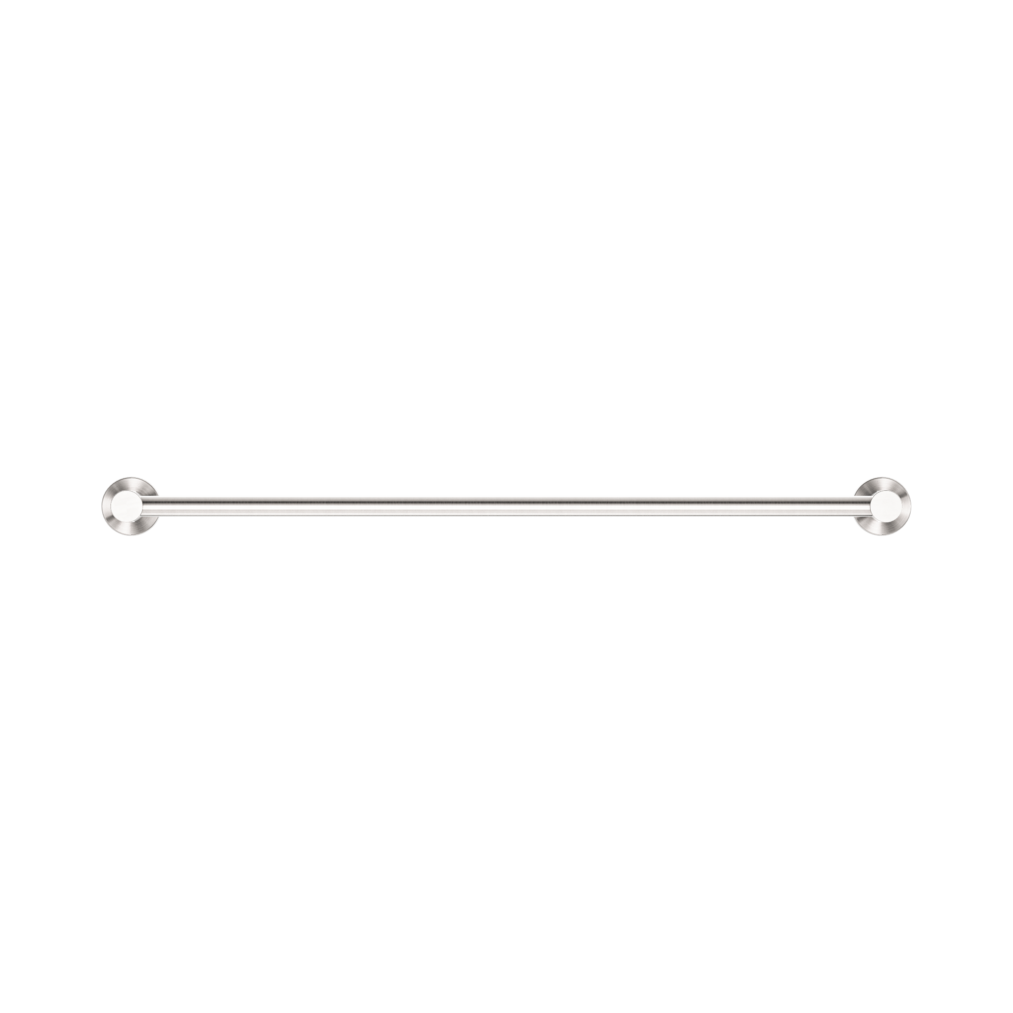 Nero Mecca Single Towel Rail 600mm, Brushed Nickel