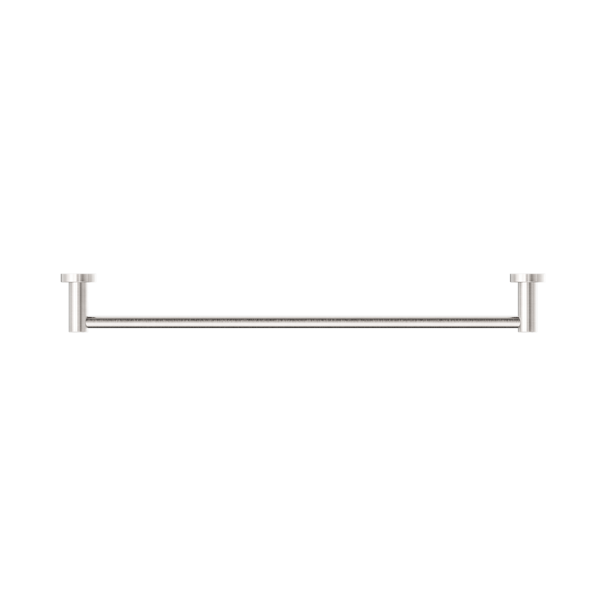 Nero Mecca Single Towel Rail 600mm, Brushed Nickel