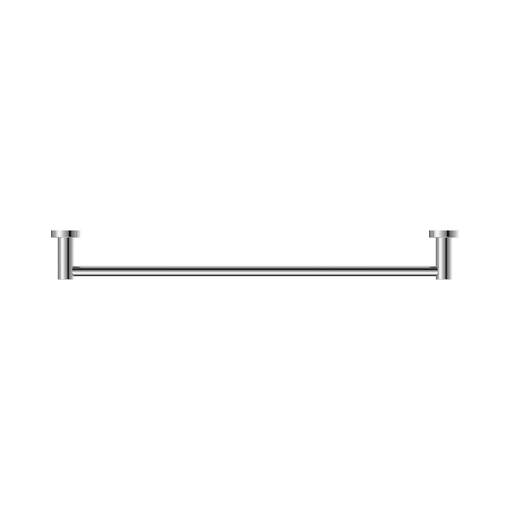 Nero Mecca Single Towel Rail 600mm, Chrome