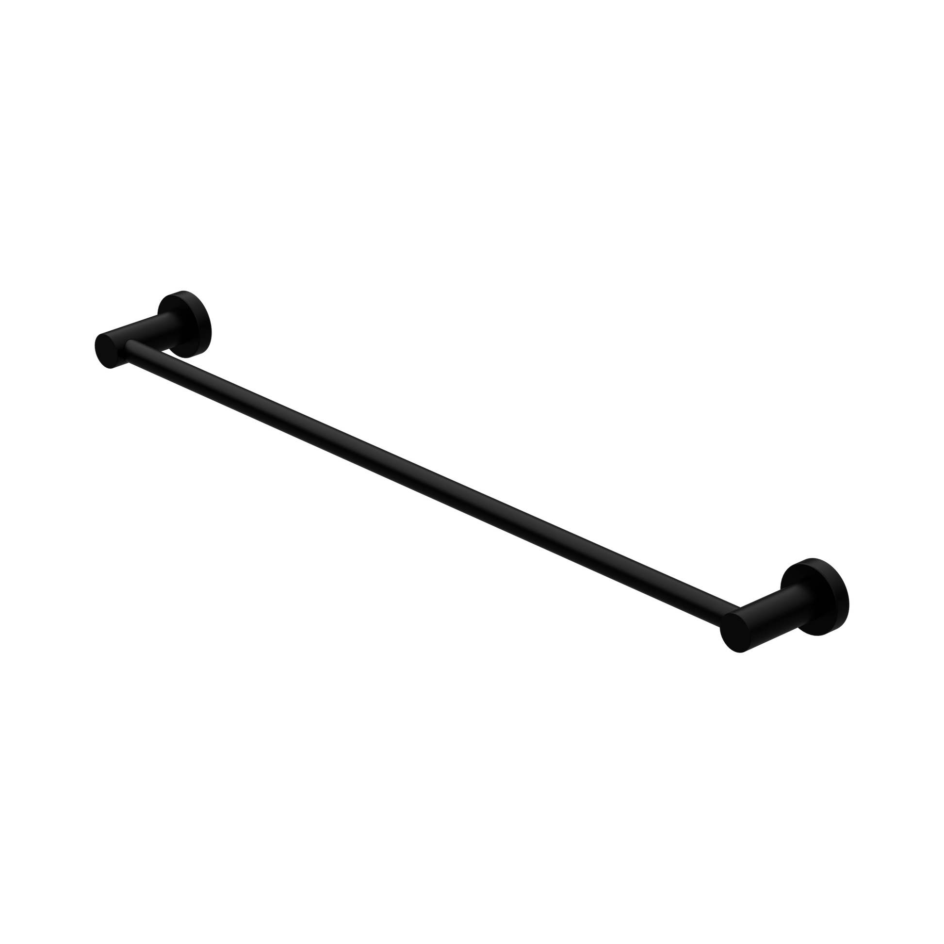 Nero Mecca Single Towel Rail 600mm, Matte Black