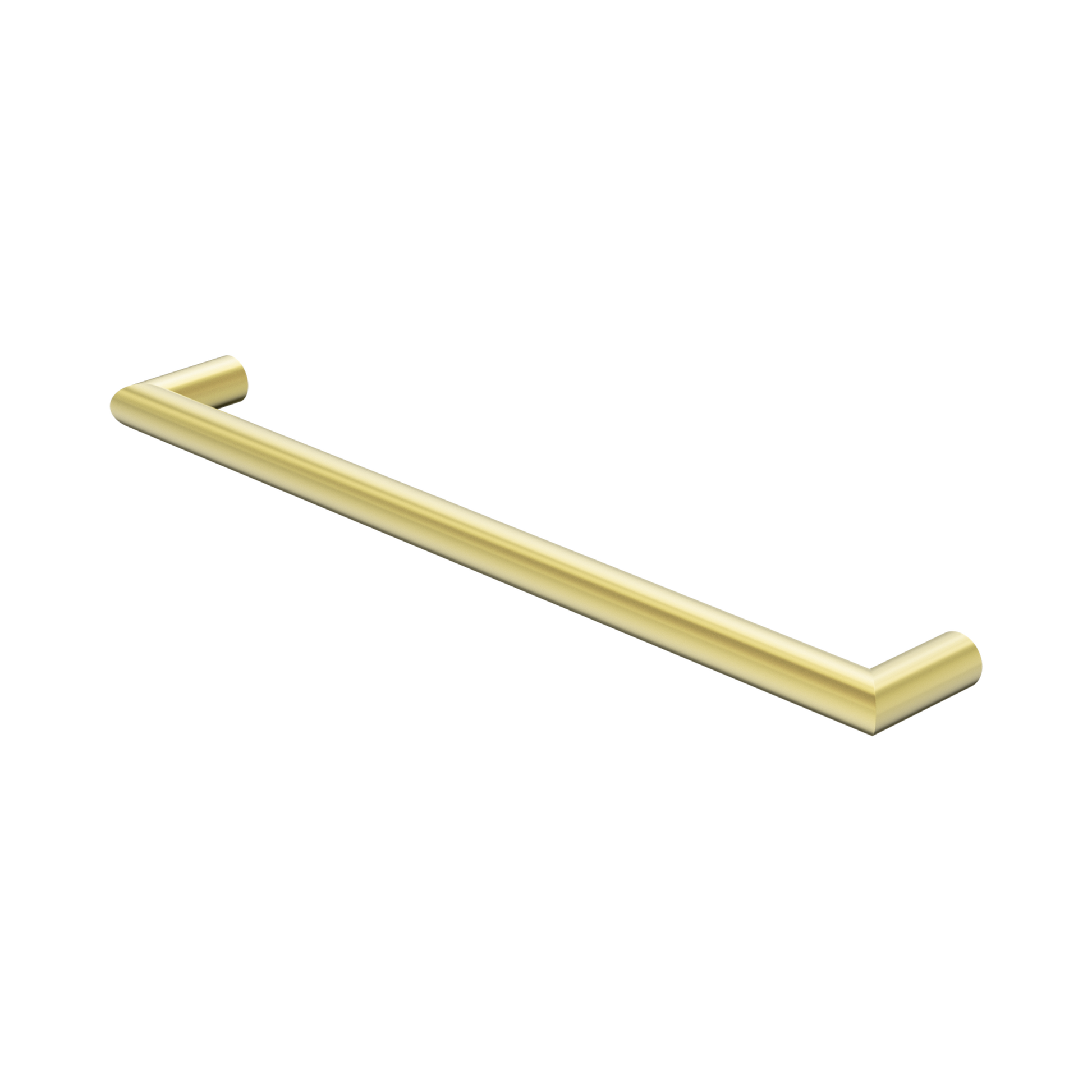 Nero Mecca 240V Single Heated Towel Rail, Brushed Gold