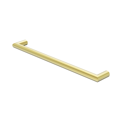 Nero Mecca 240V Single Heated Towel Rail, Brushed Gold