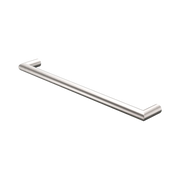 Nero Mecca 240V Single Heated Towel Rail, Brushed Nickel