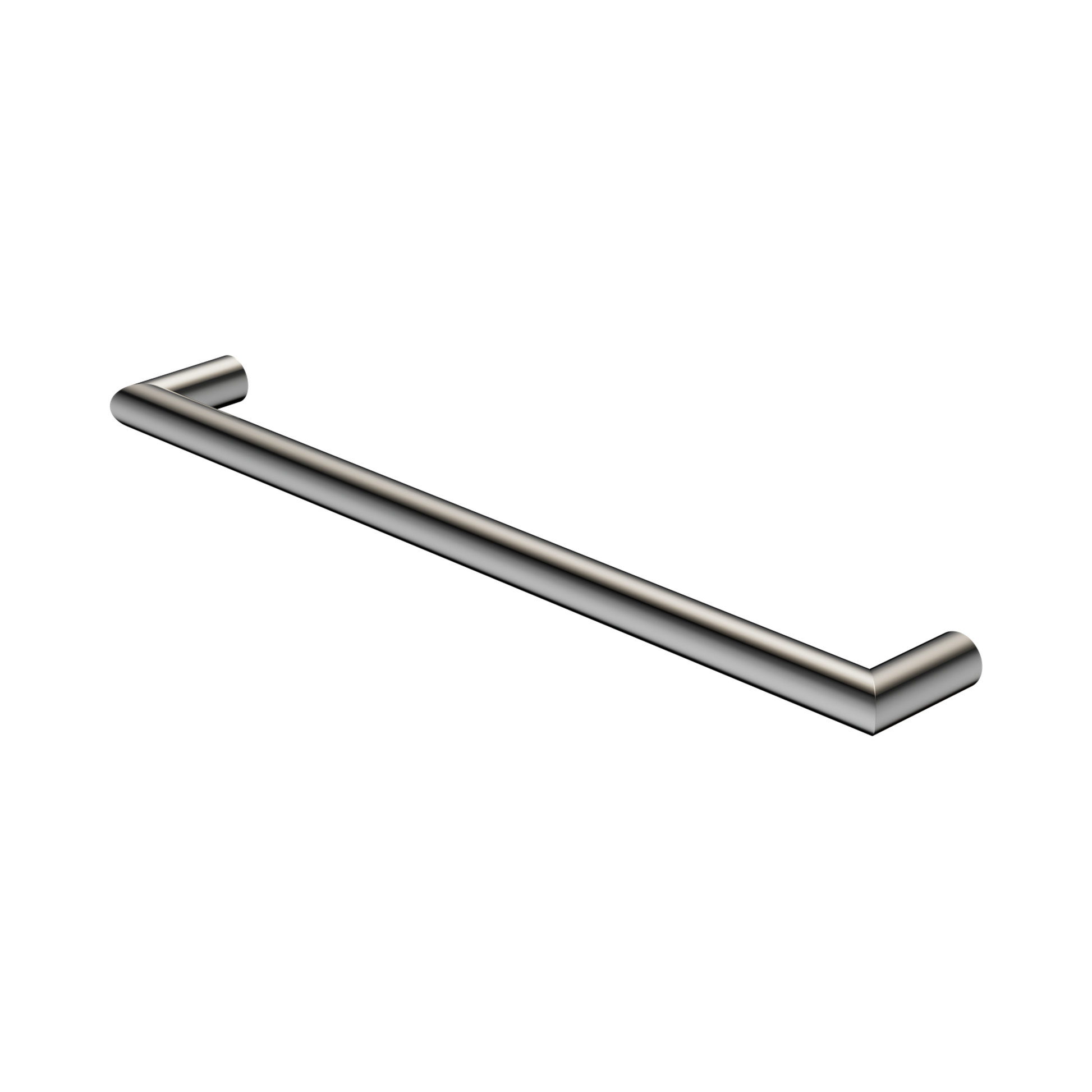 Nero Mecca 240V Single Heated Towel Rail, Chrome