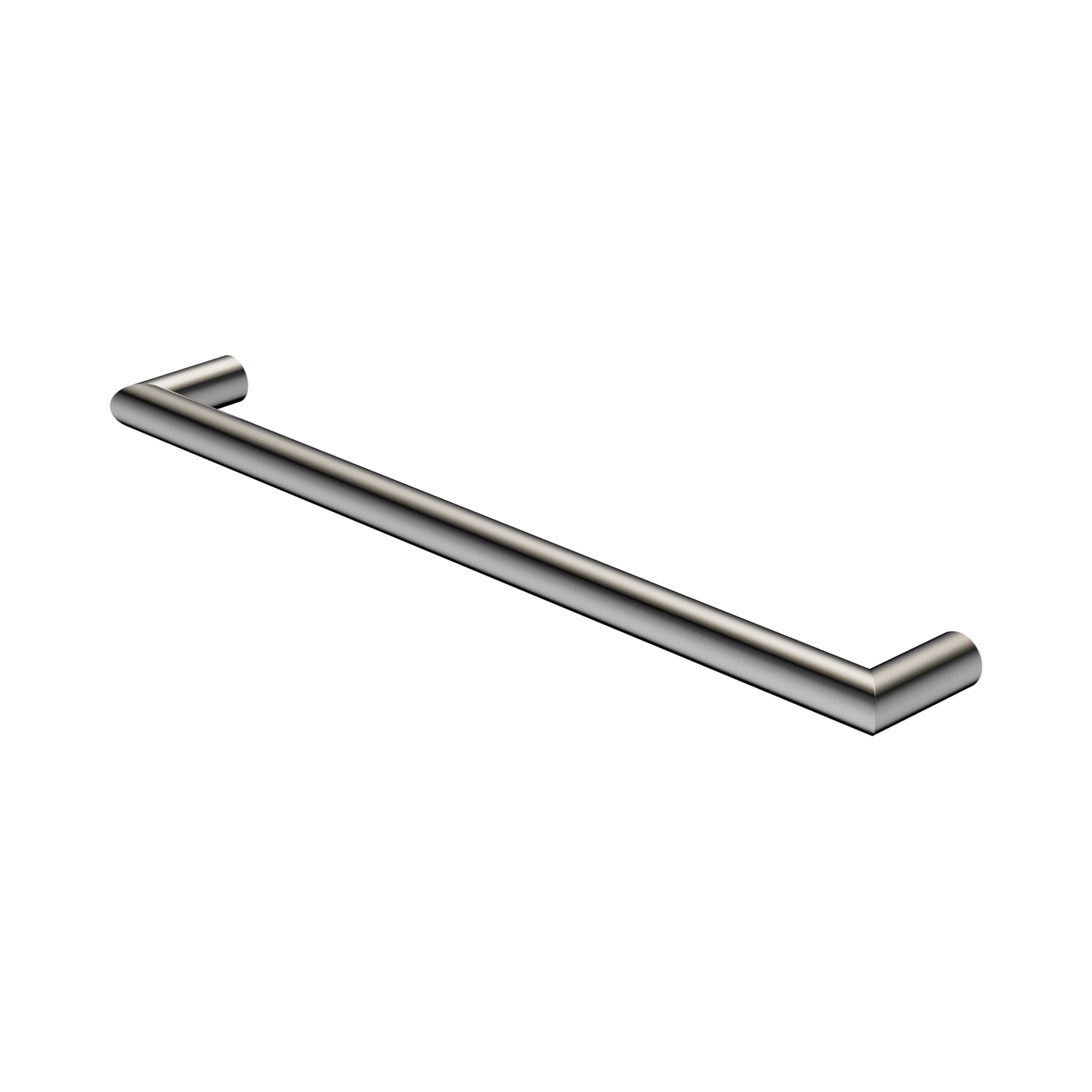 Nero Mecca 240V Single Heated Towel Rail, Chrome