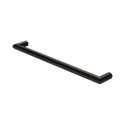 Nero Mecca 240V Single Heated Towel Rail, Matte Black