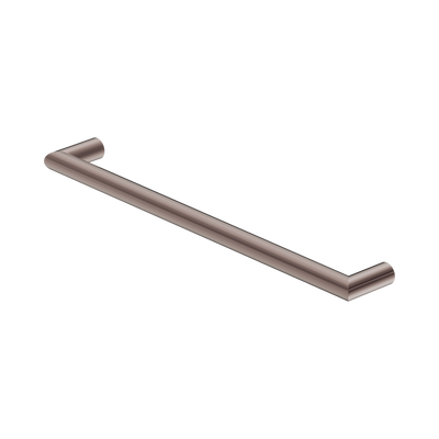 Nero Mecca 12V Single Heated Towel Rail, Brushed Bronze