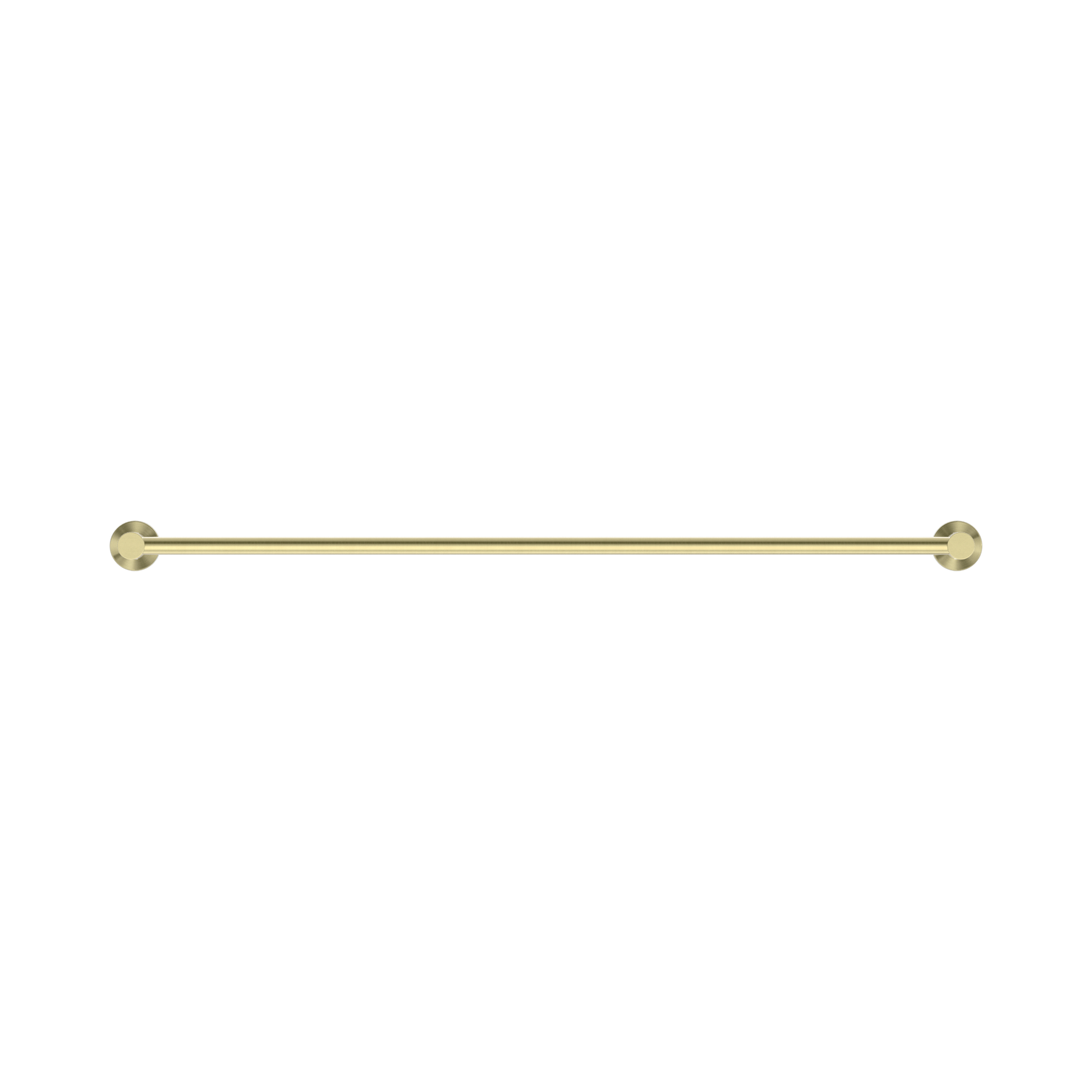 Nero Mecca Single Towel Rail 800mm, Brushed Gold