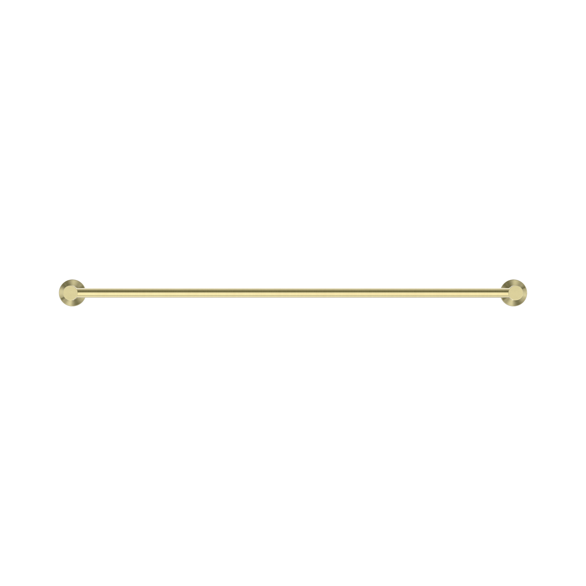 Nero Mecca Single Towel Rail 800mm, Brushed Gold