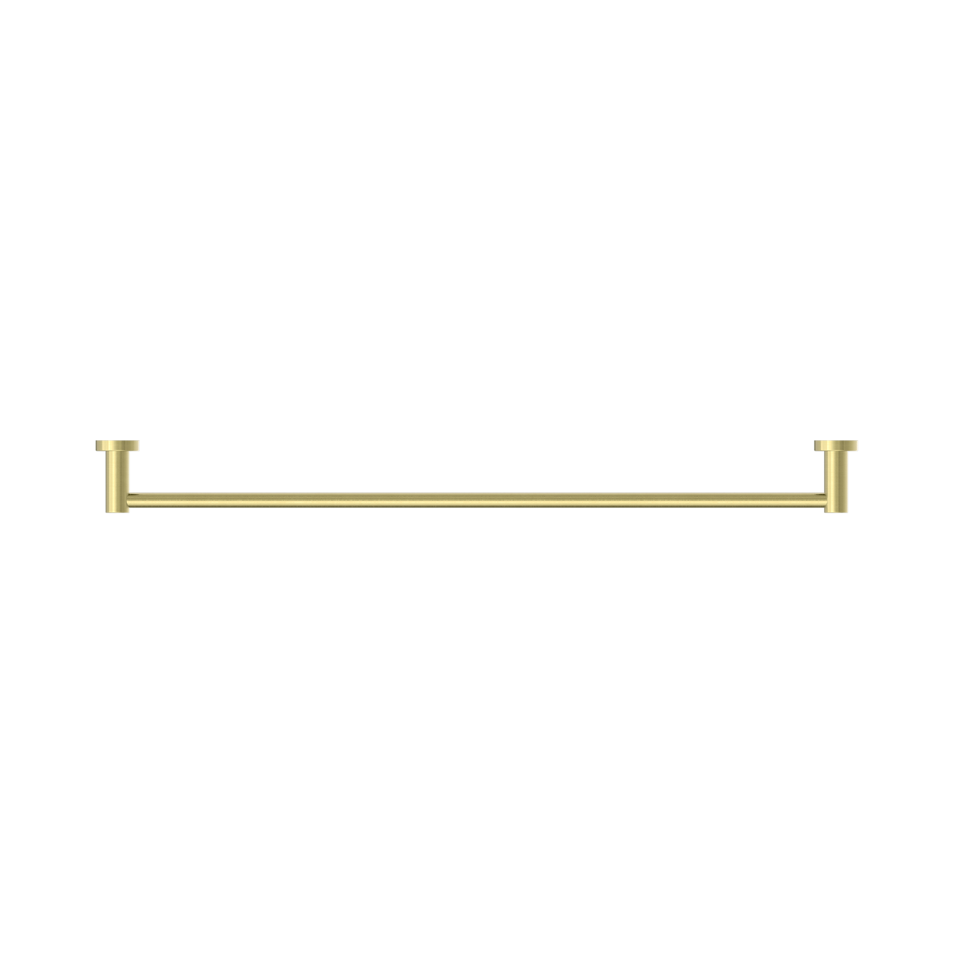 Nero Mecca Single Towel Rail 800mm, Brushed Gold