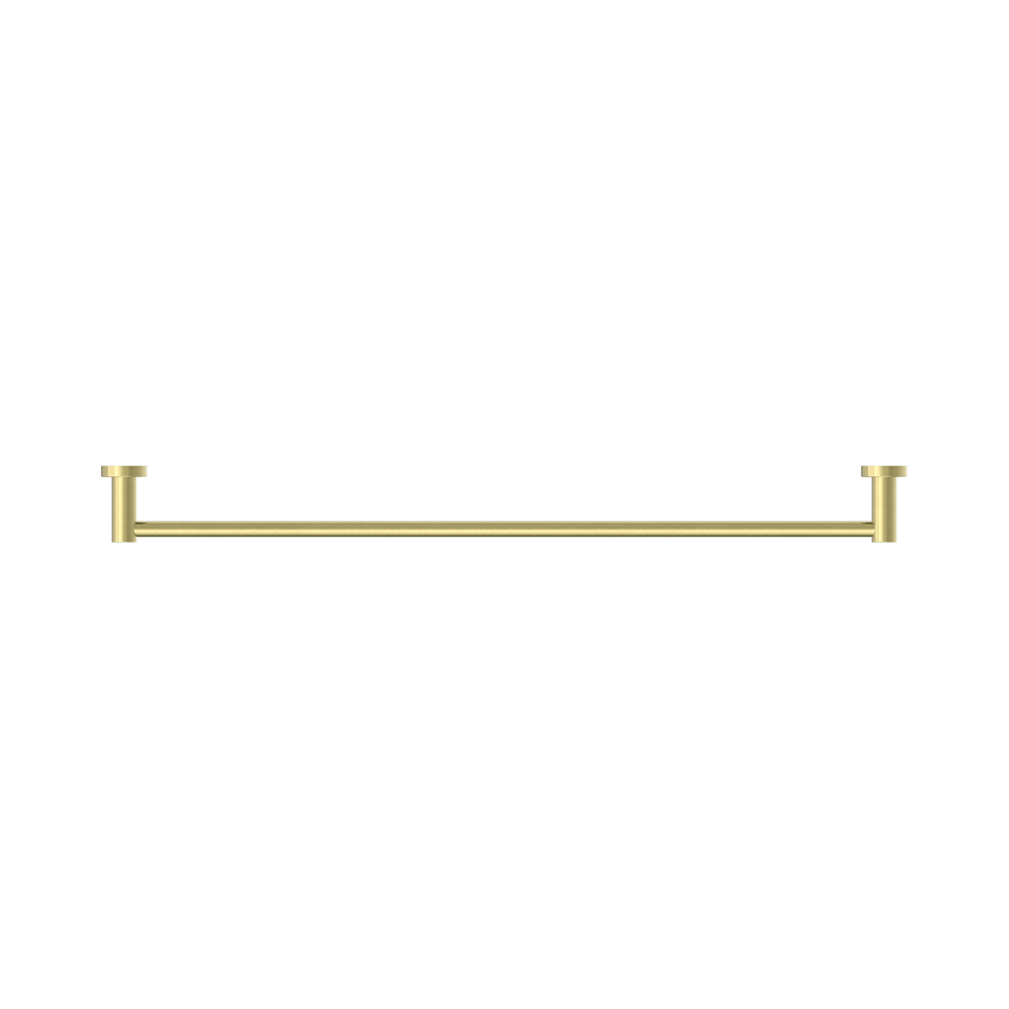 Nero Mecca Single Towel Rail 800mm, Brushed Gold