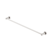 Nero Mecca Single Towel Rail 800mm, Brushed Nickel