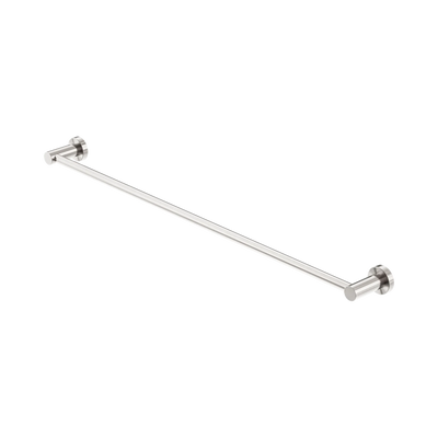 Nero Mecca Single Towel Rail 800mm, Brushed Nickel