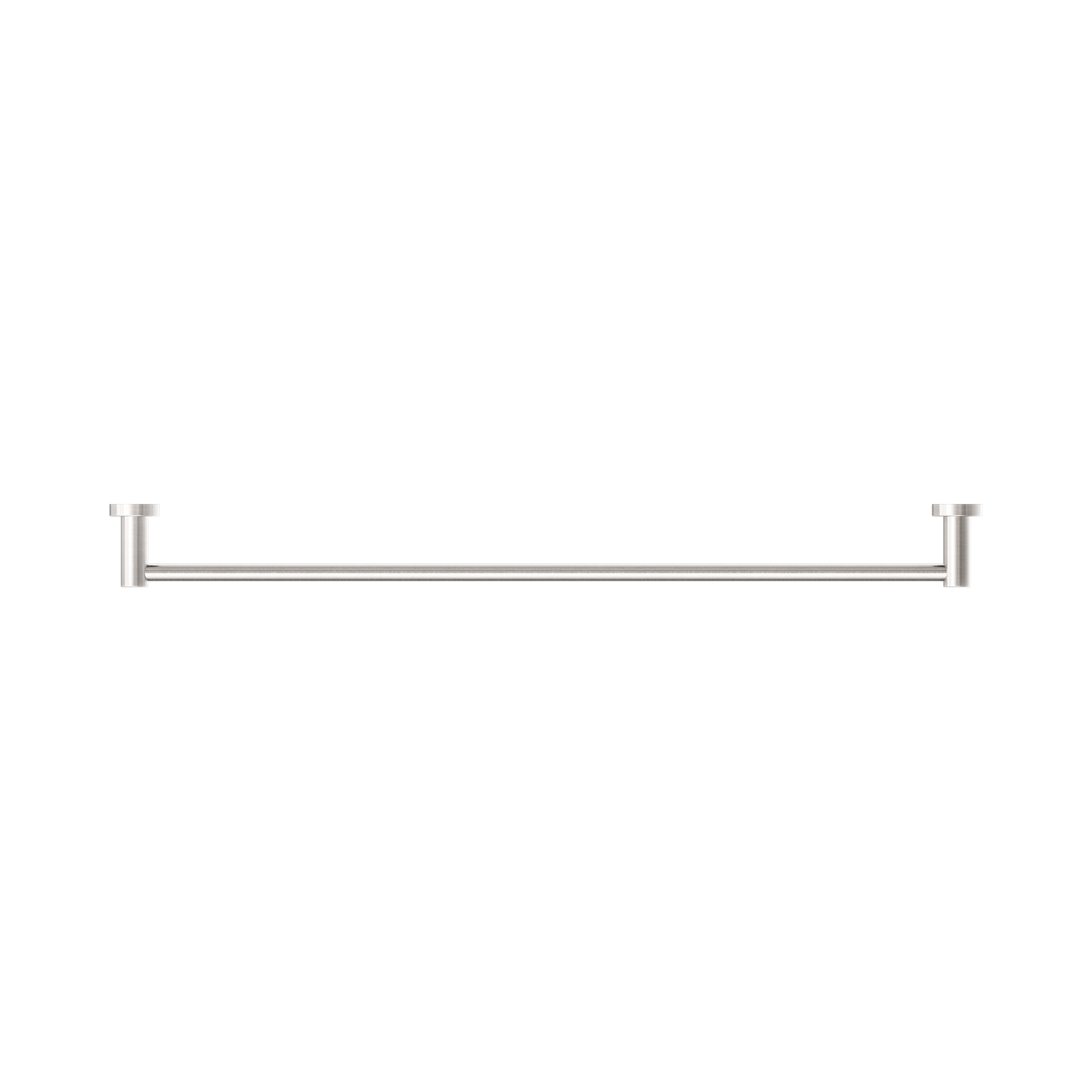 Nero Mecca Single Towel Rail 800mm, Brushed Nickel
