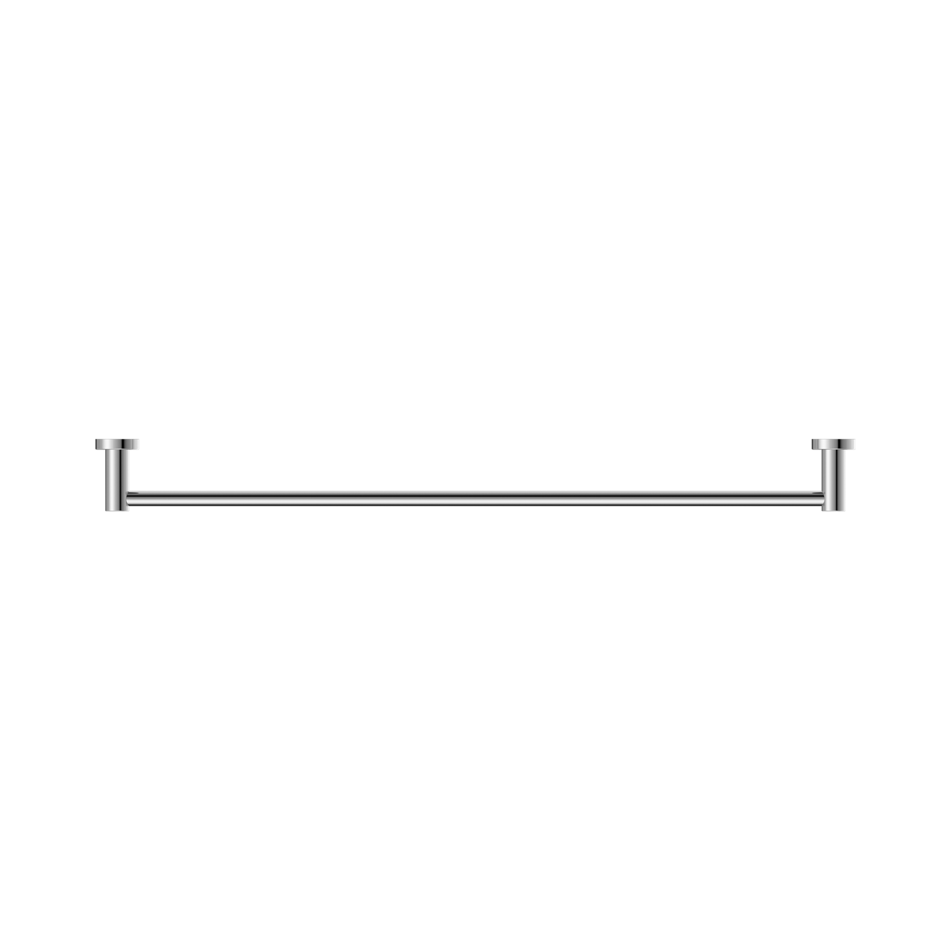 Nero Mecca Single Towel Rail 800mm, Chrome