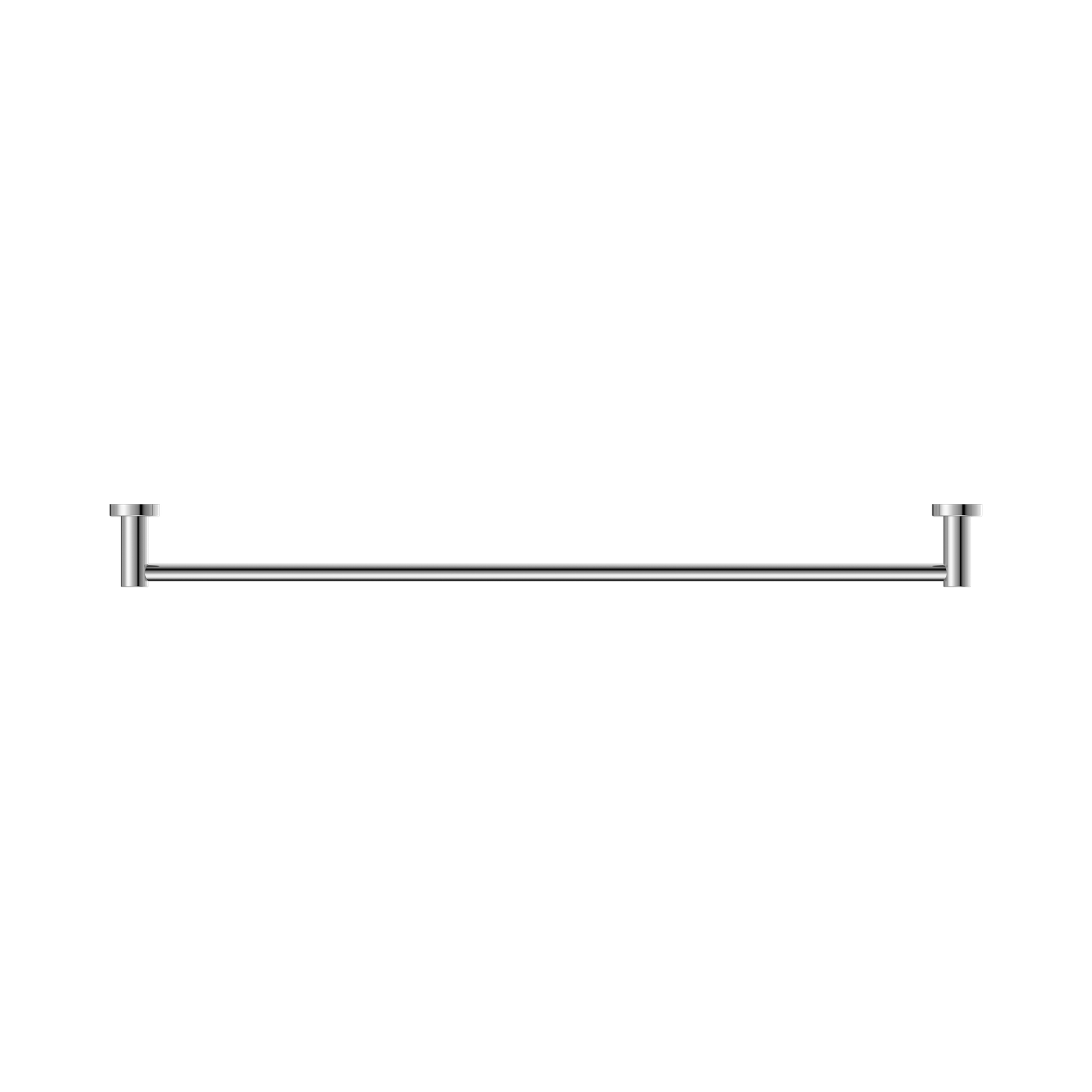 Nero Mecca Single Towel Rail 800mm, Chrome
