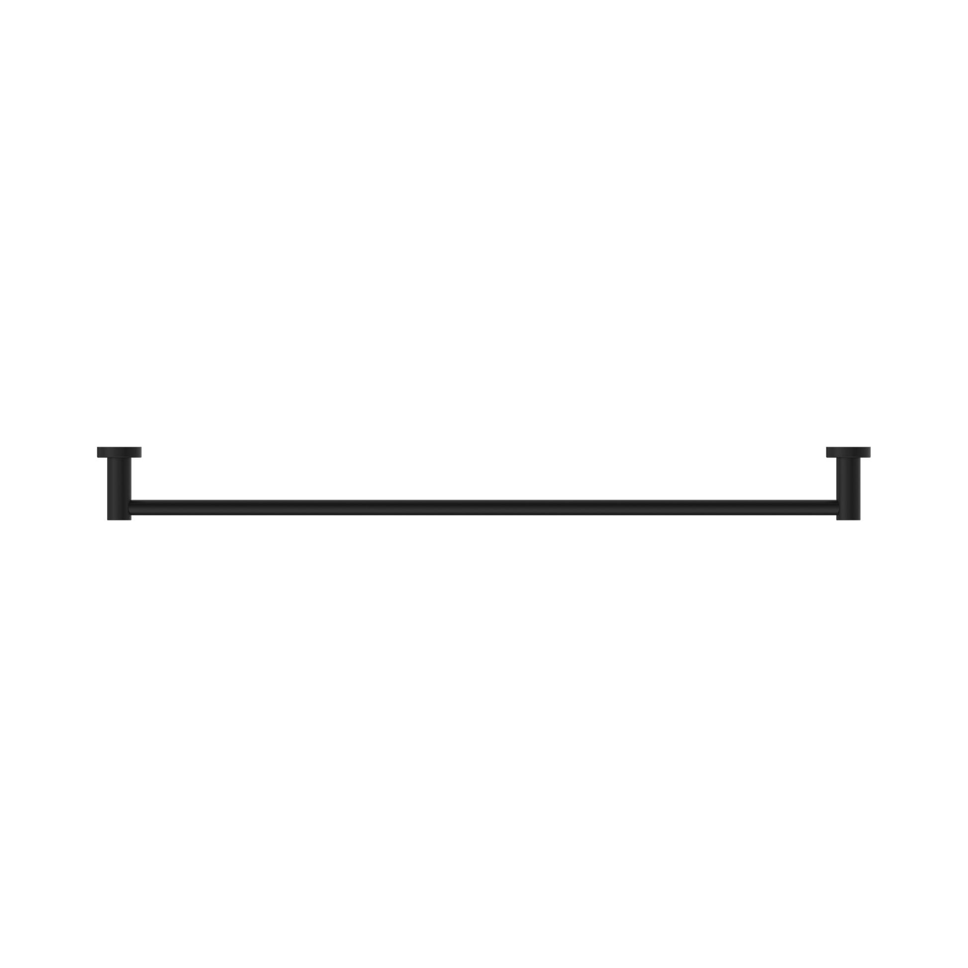 Nero Mecca Single Towel Rail 800mm, Matte Black