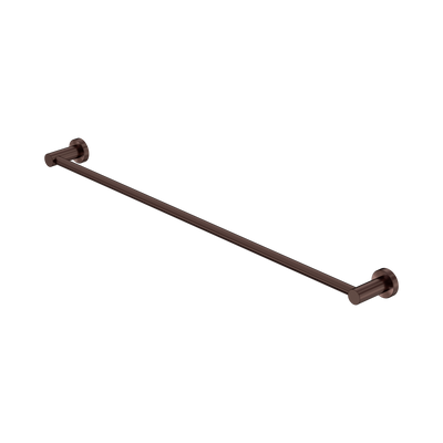 Nero Mecca Single Towel Rail 800mm, Rome Bronze