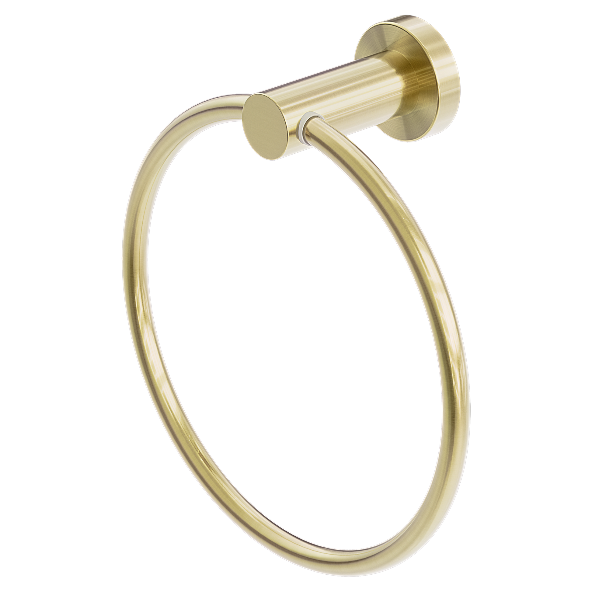 Nero Mecca Hand Towel Ring, Brushed Gold