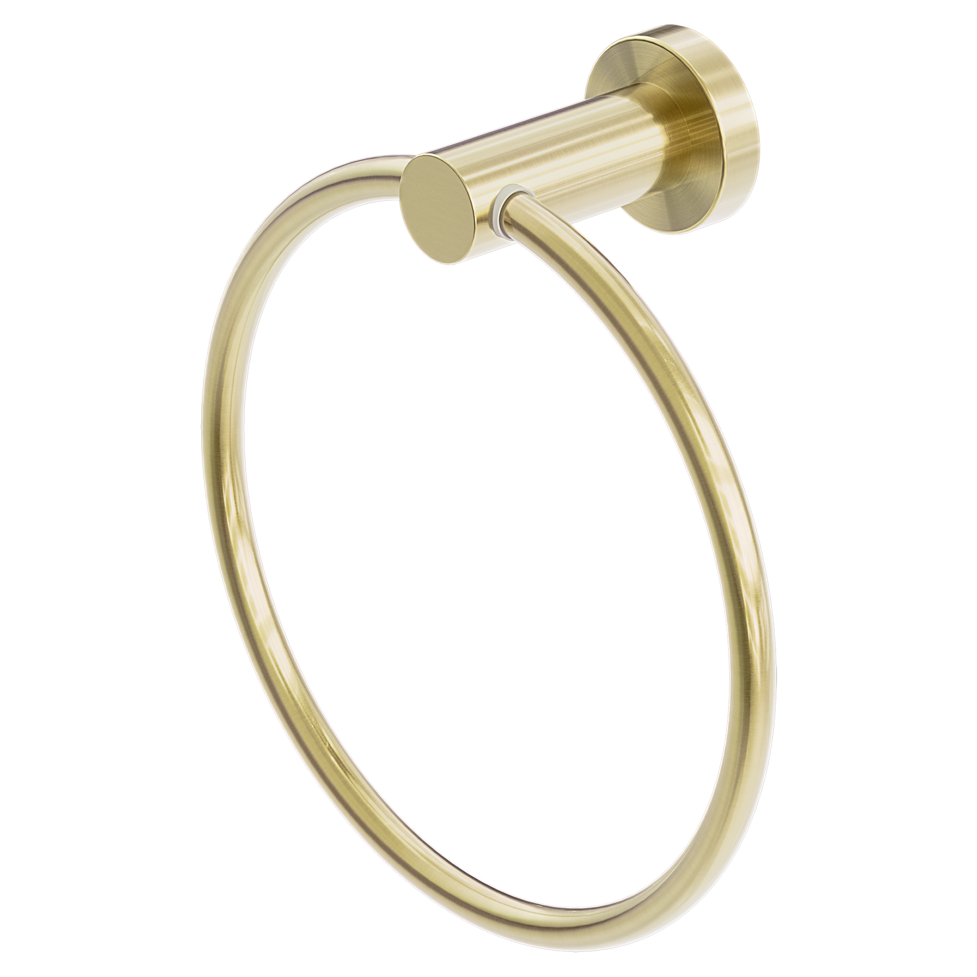 Nero Mecca Hand Towel Ring, Brushed Gold