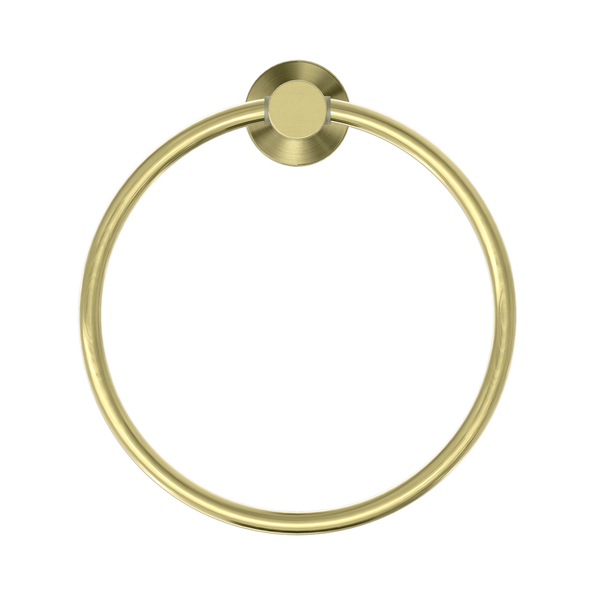 Nero Mecca Hand Towel Ring, Brushed Gold