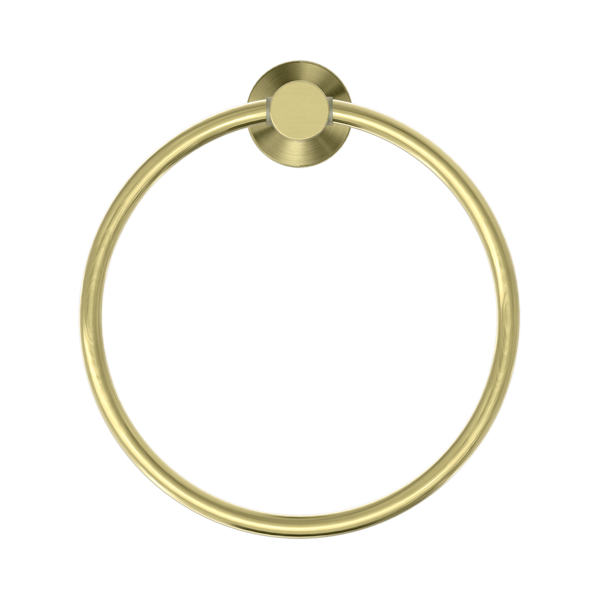 Nero Mecca Hand Towel Ring, Brushed Gold