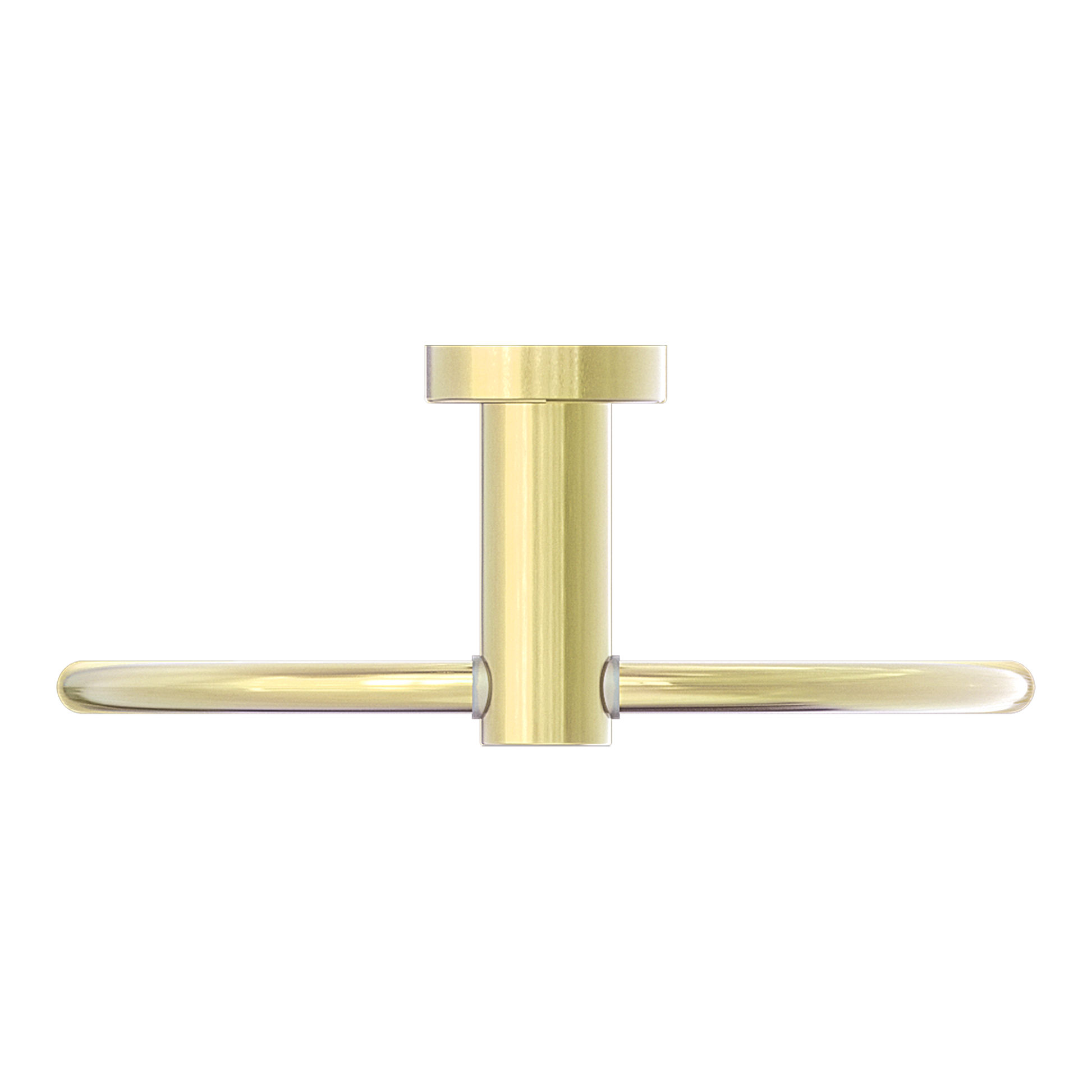 Nero Mecca Hand Towel Ring, Brushed Gold