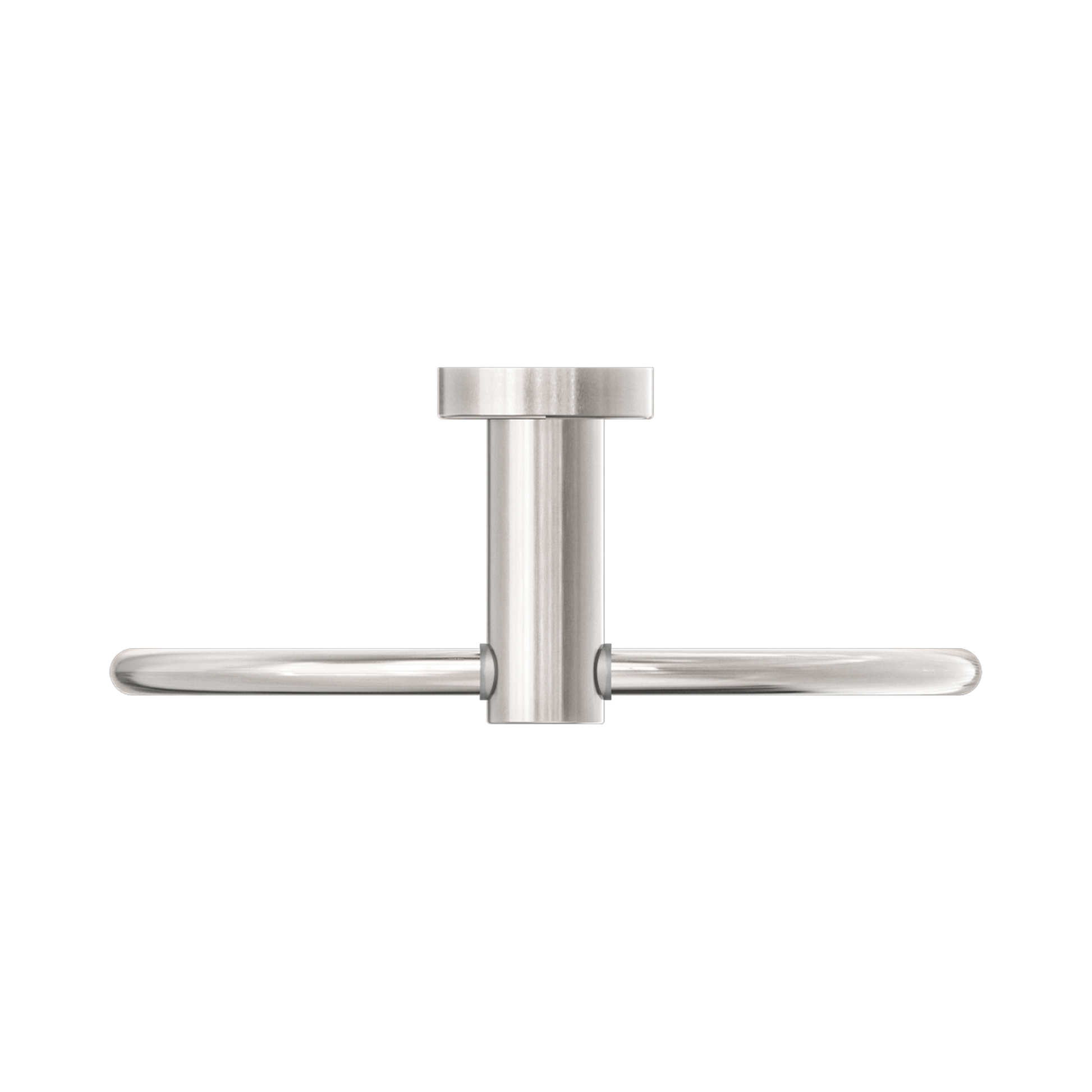 Nero Mecca Hand Towel Ring, Brushed Nickel