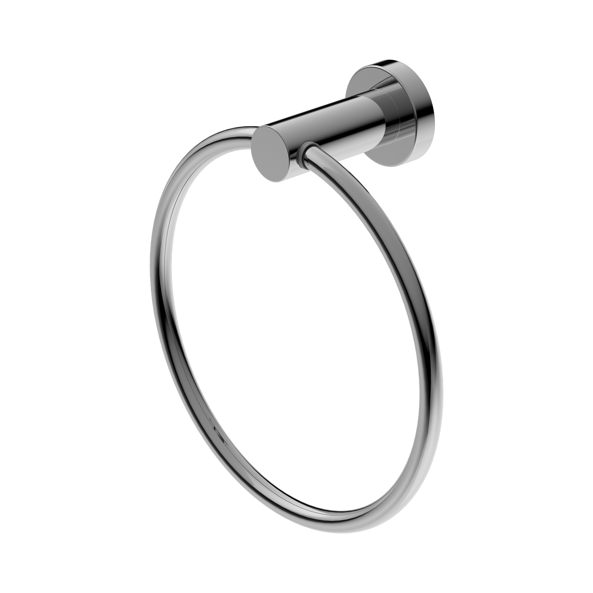 Nero Mecca Hand Towel Ring, Chrome