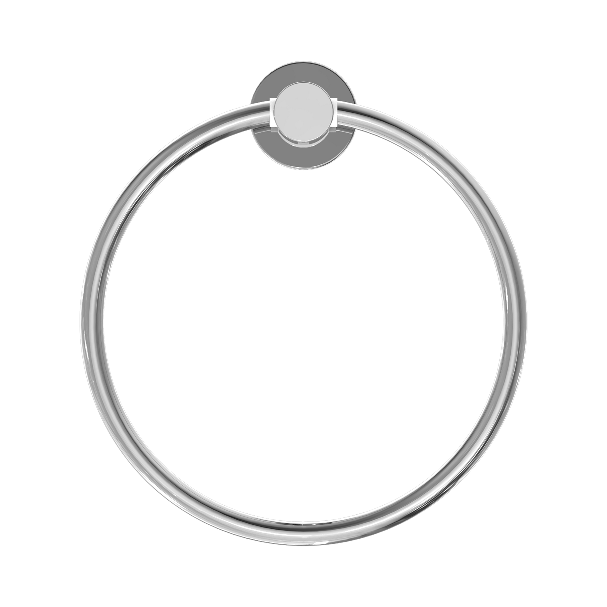 Nero Mecca Hand Towel Ring, Chrome