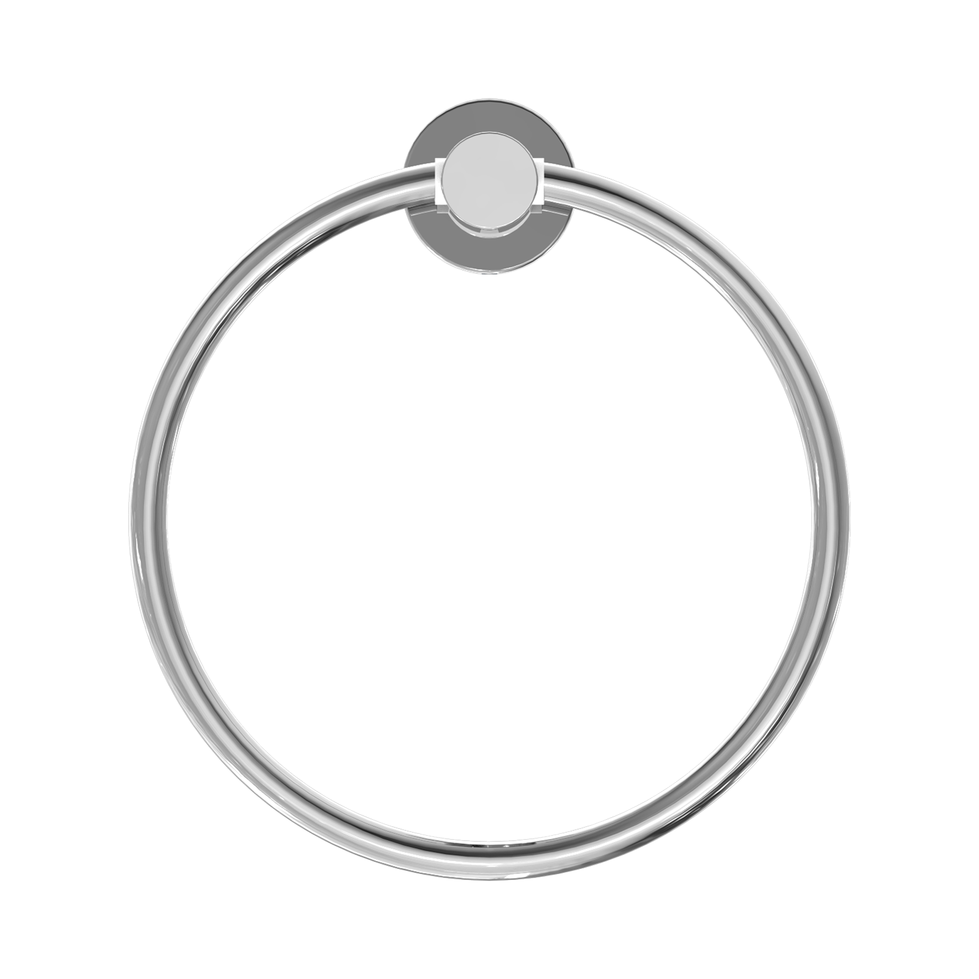 Nero Mecca Hand Towel Ring, Chrome