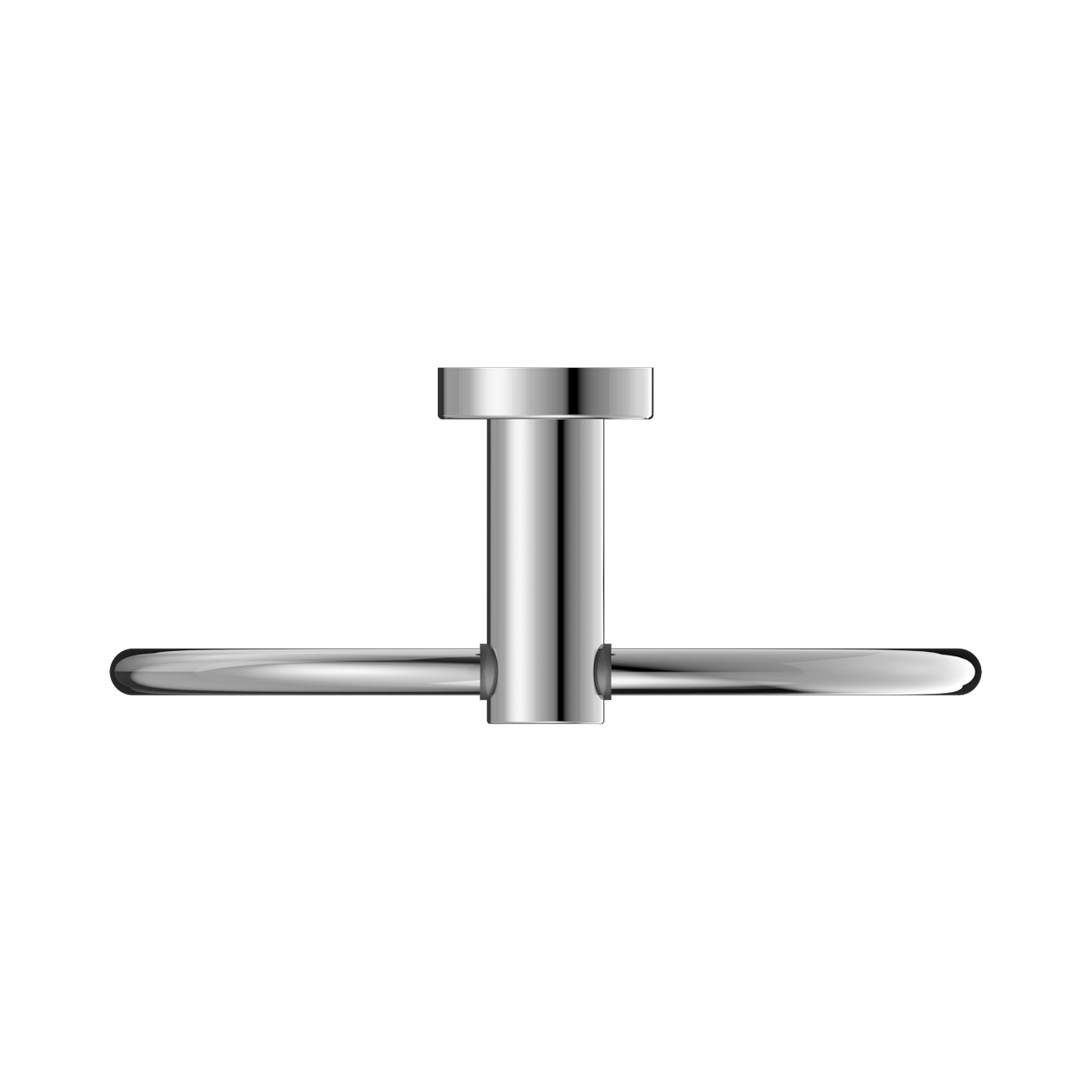 Nero Mecca Hand Towel Ring, Chrome