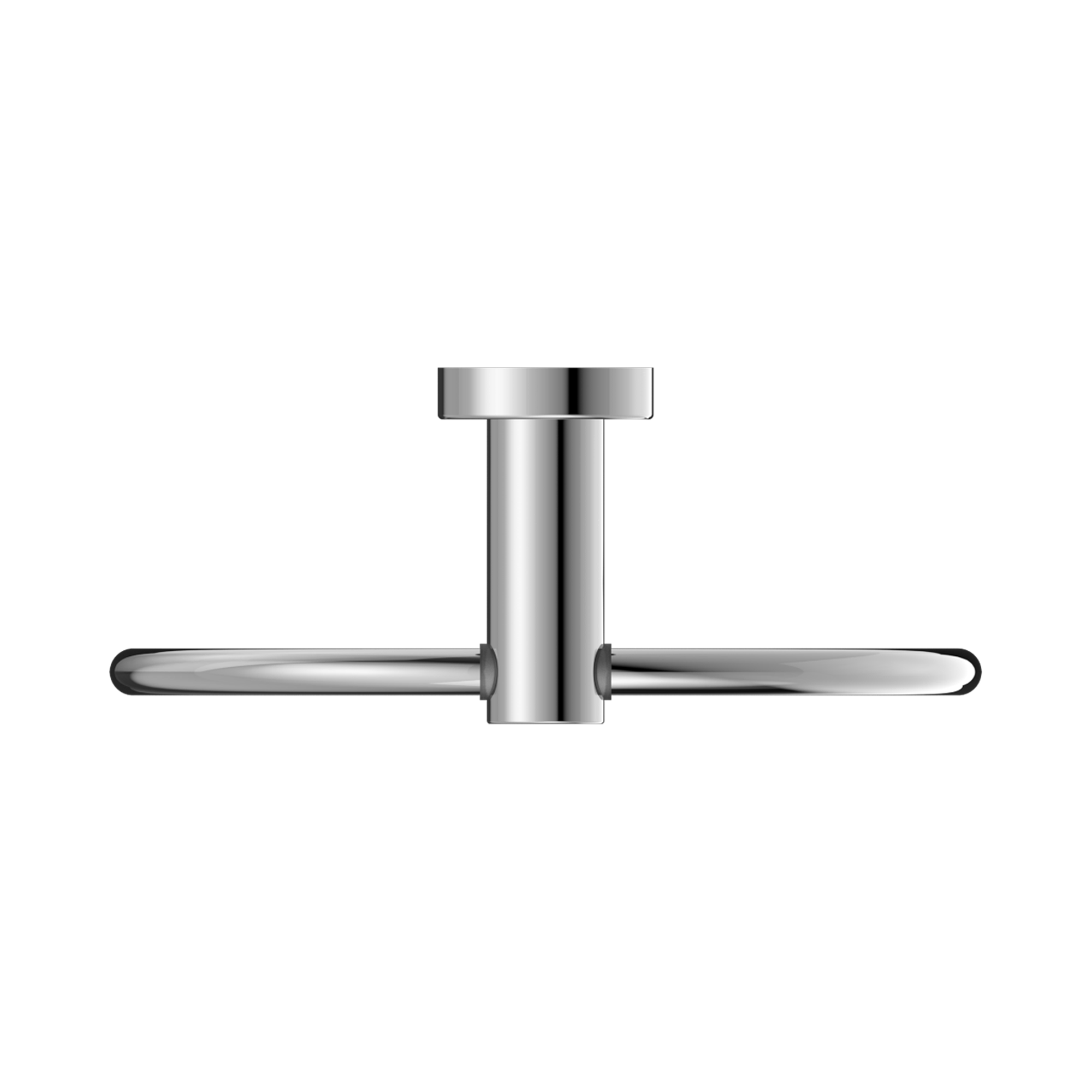 Nero Mecca Hand Towel Ring, Chrome